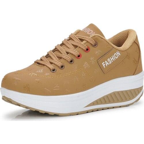 Big Size 35-42 Spring and Autumn Women Casual Platform Shoes Rubber Lace Up Female Casual Shoes Mixed Color Women Sneakers