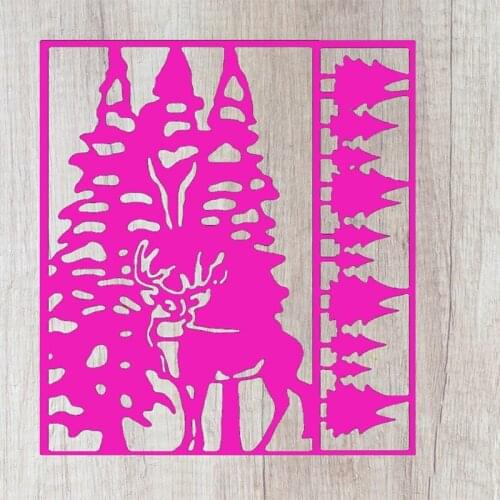 Tree Metal Cutting Dies Stencil DIY Scrapbooking Album Paper Card Template Mold Embossing Decoration