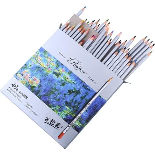 48pcs Colored Pencil Painting Set Non-toxic Lead-free Oil Colored Pencils for School Supplies Wholesale Art Accessories