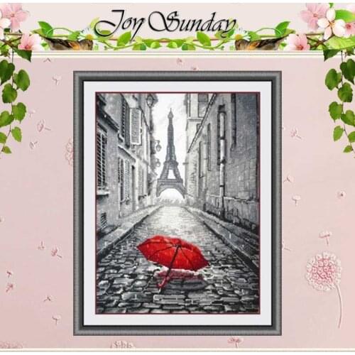 Romantic Paris Patterns Counted Cross Stitch 11CT 14CT Cross Stitch Set Wholesale Cross-stitch Kit Embroidery Needlework