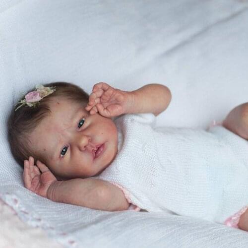 19 Inch 2062 Silicone Reborn Doll Set Newborn Baby Size Popular Limited Edition Set Soft Unfinished Doll Parts