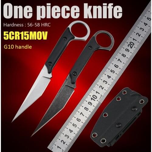 G10 handle csgo Hunting knife survival camping outdoor utility tactical fixed blade knife edc tools