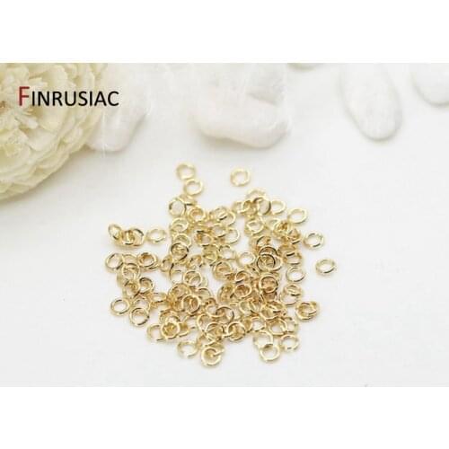 Open Jump Rings DIY Jewelry Making Supplies 2.6mm 3mm 4mm 5mm 6mm 8mm Open Ring for Earrings Bracelets Necklaces Connector Rings