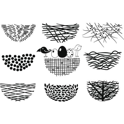 AZSG Bird Nest Clear Stamps For DIY Scrapbooking Decorative Card Making Crafts Fun Decoration Supplies
