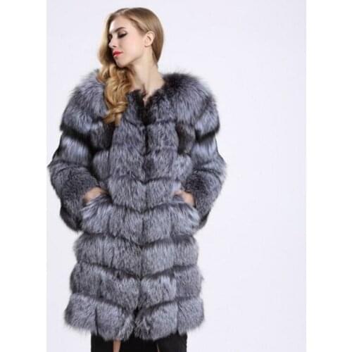 Savabien Luxury Long Faux Fox Fur Coat Patchwork Long Sleeve Furry Soft Women Plus Size Faux Fur Jacket Streetwear Female Coats