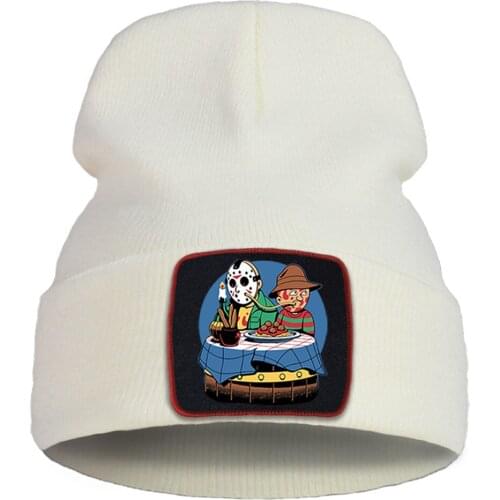 Movie Character Skullies Hats Men Beanies Women Hat Funny Outdoor Bonnet Caps Unisex Soft Knitted Cap