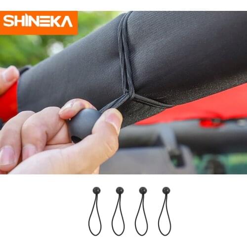 SHINEKA Sunshade Cover Bandaige Interior Car Accessories for Jeep Wrangler TJ JK JL 1997-2018