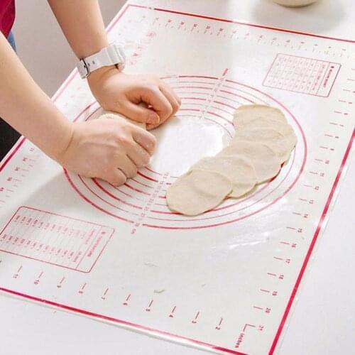 Silicone Non-stick Rolling Dough Mat Baking Pad Pastry Bakeware Kitchen Gadgets Multi-size Pastry Tool
