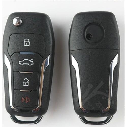 DAKATU 4 Button Flip folding Remote Key Shell Case For Ford TY KD A12 NA12 VVDI Replacement Remote shell