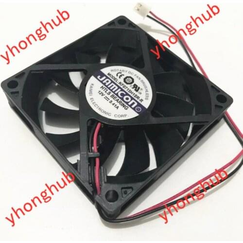 Jamicon KF0715H1SR-R Server Cooling Fan DC 12V 0.41A 70x70x15mm 2- Wire