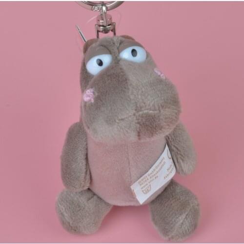 1 Pcs Hippos Small Plush Pendant Toy, Kids Doll Keychain / Keyholder Gift Free Shipping