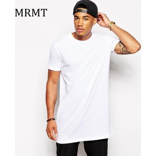 2021 MRMT White Casual Long Size Mens T-Shirts Hip Hop Tops Extra Long Tee Shirts For Male Longline Man T-Shirt Men T shirt