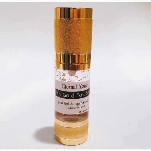 Ageless 24k Gold Foil Serum Skin Essence Face Care Real Gold Leaf 35ml