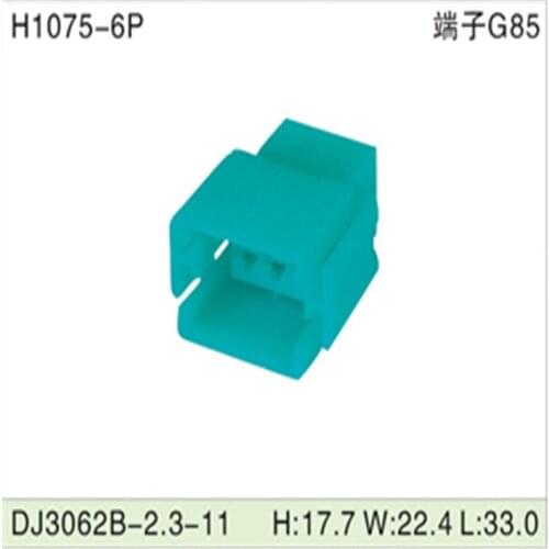 Free shipping 500pcsDJ3062B-2.3-11 6Pin 2.3mm AMP Car Electrical Wire Connectors for VW,BMW,Audi,Toyota,NISSAN AND other