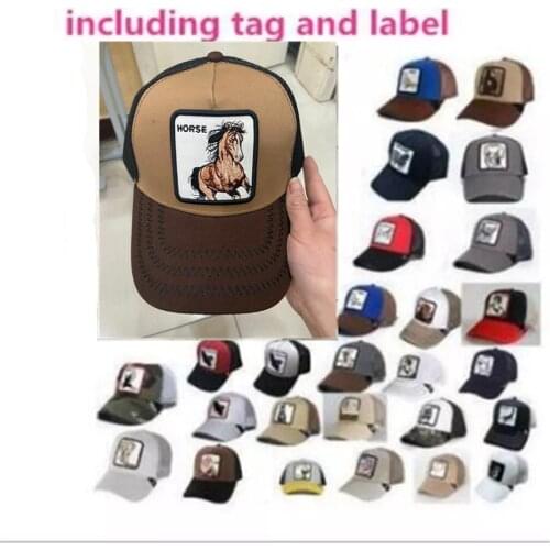 GOORIN BROS COCK Baseball Cap Animal Embroidery Anime Cute Embroidery Summer Mesh Mens Ms. Outdoor Sunshade hats-A10