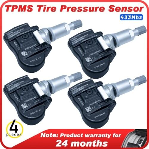 4X TPMS Tire Pressure Monitor Sensor BHB637140A 433MHZ Car Parts For Mazda 2 3 5 6 CX-5 CX5 CX-6 CX6 CX-9 CX9 MX-5 Artz CX-7 CX7