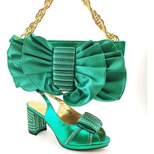 Doershow African shoes and bag set Italian shoe with matching bag best selling ladies matching shoe and Italy SYD1-2