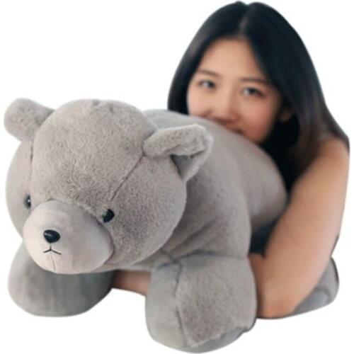Dorimytrader pop cuddly soft animal polar bear plush doll big stuffed cartoon bears toy pillow gift for kids decoration 60cm