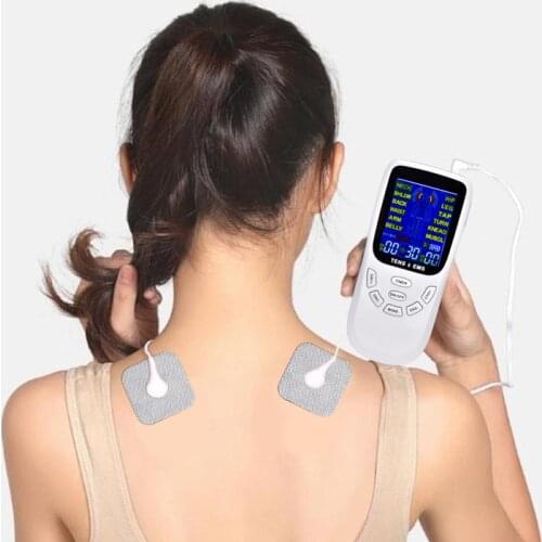 Electric Pulse Dual Channel Tens Acupuncture Ems Body Massage Digital Therapy Machine Electrostimulator Muscle Stimulator