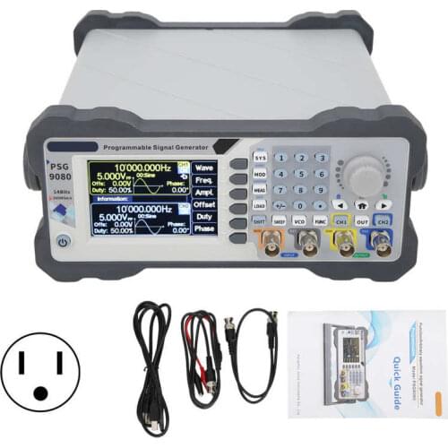 Signal Generator PSG9080 80MHZ Programmable Dual Channel Arbitrary Waves Generator Signal Amplitude Modulation frequency
