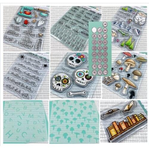 Germany Transparent Clear Silicone Stamp/Seal for DIY scrapbooking/photo album Decorative clear stamp