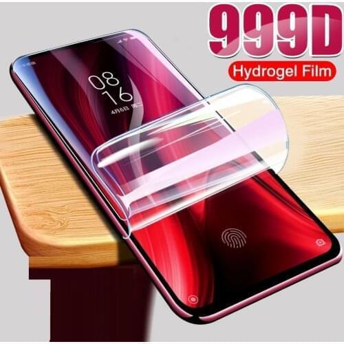Hydrogel Film Not Glass For Xiaomi Redmi Note 8 Pro 7 9S 8T 5 9 7A K30 9A poco x3 nfc F2 Mi 10 Lite 9T ultra M3 Screen Protector