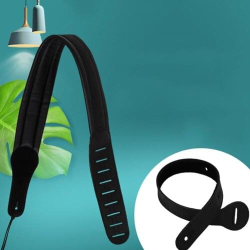 Guitar Bass PE Foam Padded Thicken Adjustable Decompression Shoulder Strap Band Adjustable Durable Guitar Strap