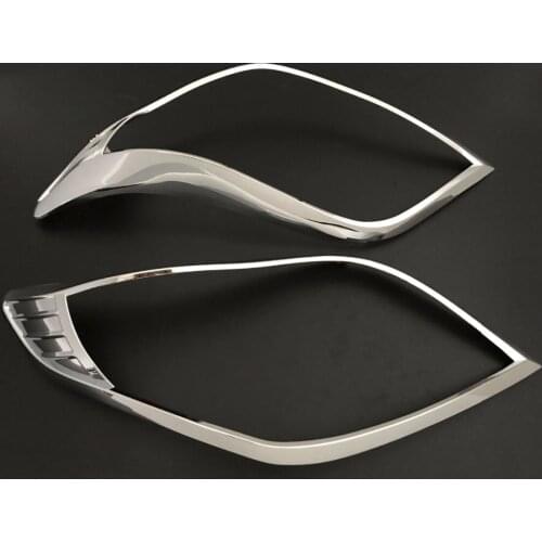 2010-2013 chrome head light cover For Toyota Land cruiser Prado 150 FJ 150 2011 2012 lamp cover accessories For Prado FJ150 ABS