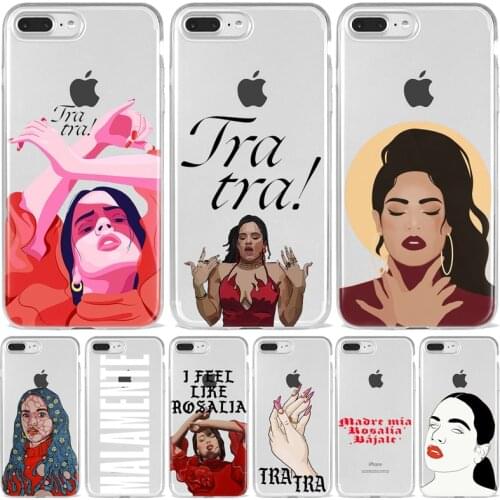 Beautiful Rosalia pienso en Tu Soft Silicone Phone Case for iPhone 11 12 Mini Pro Max XR X Max 6 6S 7 8 Plus Case Fundas Coque