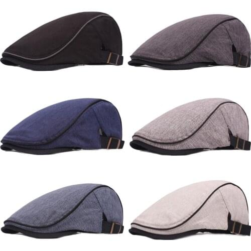 Men Women Adjustable Hat Casual Outdoor Travel Beret Cap Cabbie Golf Caps HATCS0416