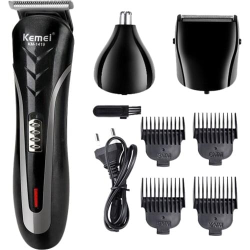 Males Groomer Set Home Use Kemey Hair Cutting Machine Kamei Clipper Keimei Beard Rasor Kemei Nose Whiskers Trimmer for Man Kemel