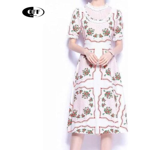 French Designer Goblincore Summer Midi Dresses For Women Short Sleeve Ruched Floral Elegant Chic Party Dress Lady Clothes robe