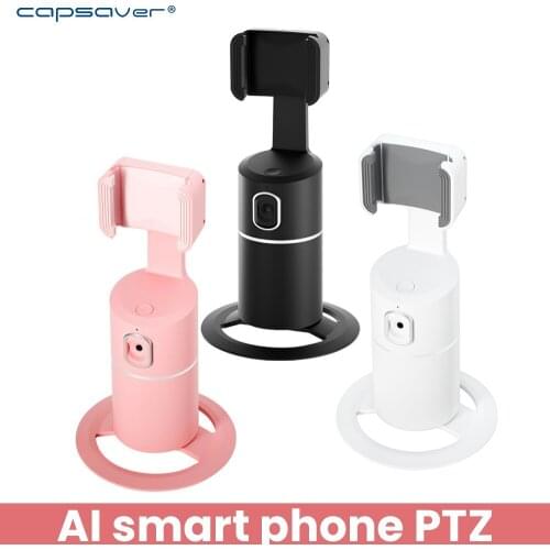 Handheld Gimbal AI PTZ 360-degree Desktop Follow-up Photography withTripod Handheld Stabilizer for Smartphone VLOG Video Live