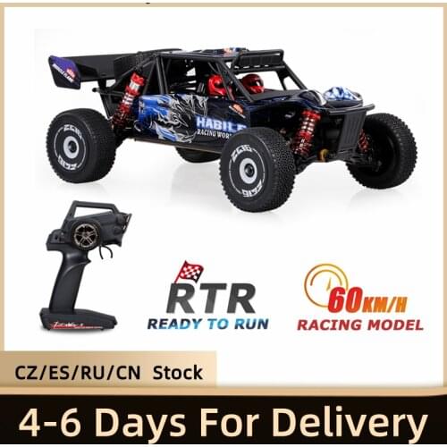 Wltoys 124018 Aluminum Alloy Chassis 1/12 2.4GHz RC Car 60km/h High Speed Racing Car 4WD Zinc Alloy Gear Off-Road Drift Car RTR