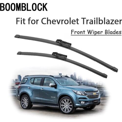 BOOMBLOCK 2PCS High Quality Front Windshield Wiper Blades For Chevrolet Trailblazer 2017 2016-2012 Accessories