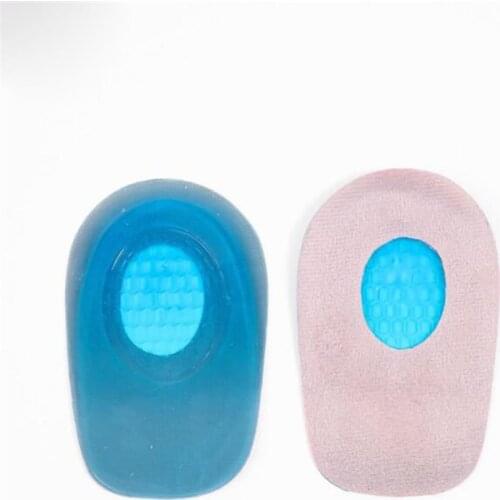 Silicone Gel heel Cushion insoles soles relieve foot pain protectors Spur Support Shoe pad feet care Inserts for Man Women size