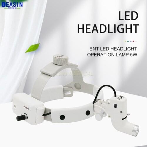 Dental 5W LED Surgical Operation Lamp Medical Headlight Headband Spot HeadLamp ENT ORAL Surgery Dentistry Endodontics Equipments