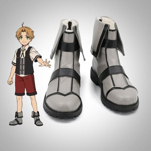 Unisex Anime Cos Rudeus Greyrat Cosplay Costumes Boots Shoes Halloween Christmas Party Custom Made