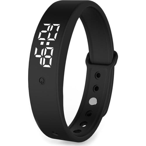 V9 Smart Bracelet Body Temperature Monitoring Precise Display Smart Band Chargeable Accurate Body Temperature Display Watch