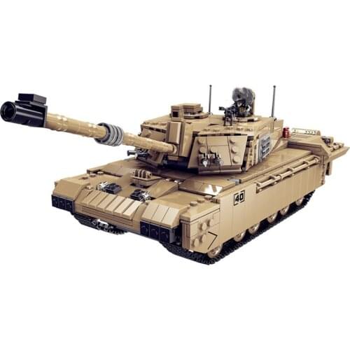 Military Series World war British Army FV 4034 Challenger 2 main battle tank DIY model Building Blocks Bricks Toys Gifts