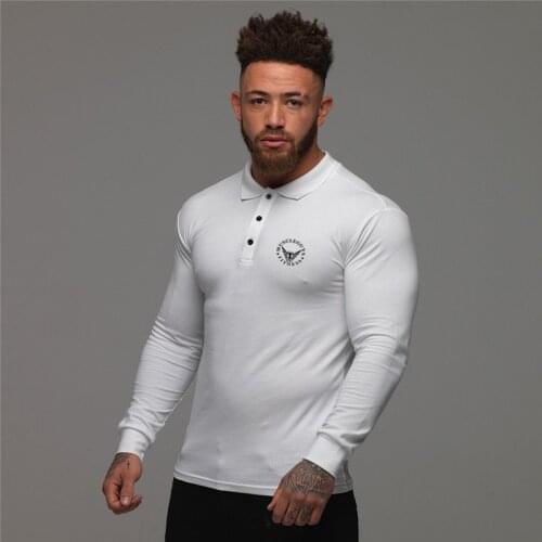 High Quality Compression Shirts Men Bodybuilding Sportswear T-shirt Long Sleeve Tops Gym T Shirt Men Fitness Tight Polo Shirt