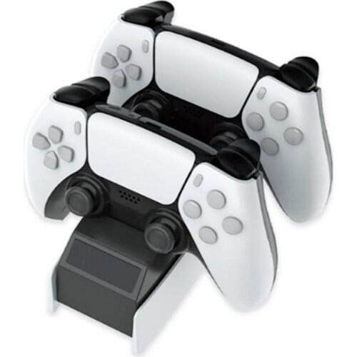 For PS5 Controller Charger Dual USB Fast Charging Dock Station Stand With USB A Ouput For PlayStation 5 DualSense Accessories