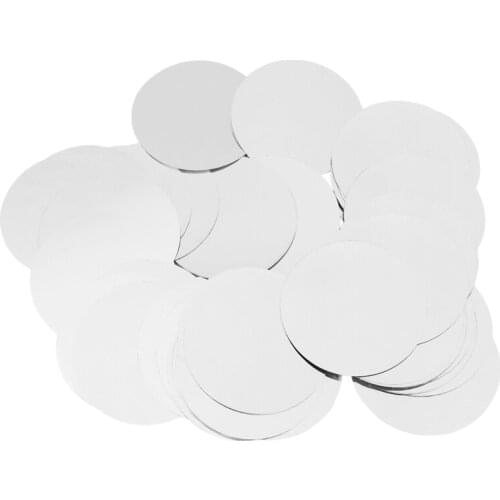 100Pcs/Set Wine Pourer Spout Pourer Disk Drop Drip Stop Pouring Bar Party Wedding Tool Silver