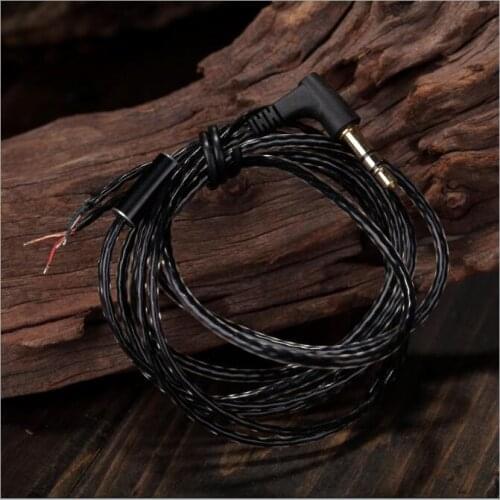 100Pcs/Lot Wholesale Good Quality Wholesale LC-OFC DIY Repair Earphone Cable Headset Replacement Line Cables