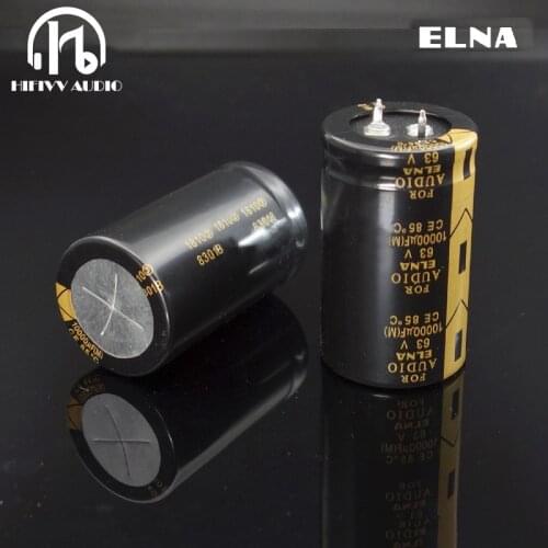 Hifivv audio 10000uF 63V HIFI audio Electrolytic capacitor hifi amplifier Capacitor free shipping