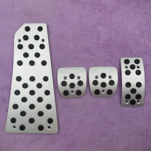 DEE Car Accessories For MITSUBISHI PAJERO Fuel Brake Foot Rest MT pedals Plate Accelerator brake pedal Pads,Car Styling Stickers