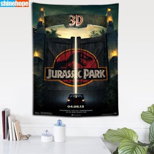 Jurassic Park Tapestry Mandala Wall Hanging Wall Tapestry Psychedelic Farmhouse Decor Dorm Room Wall Carpet Wall Blanket