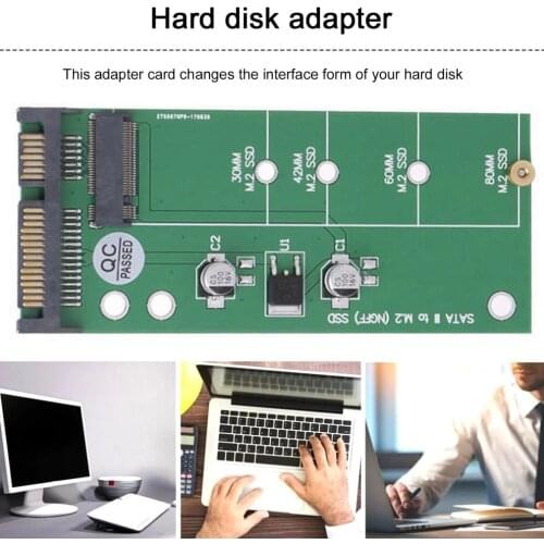 M. 2 Ngff To Sata3 Hard Disk Adapter Stable High Speed Ngff SSD To 2.5 SATA Hard Disk Adapter For SSD