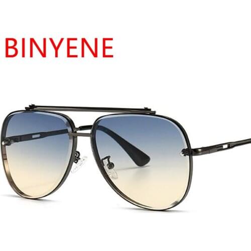 2021 Retro New Oversized Square Sunglasses Women Men Brand Design Toad Mirror Black Big Frame Gradient Sun Glasses Shades UV400