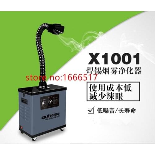 Soldering Smoke Absorber Fume Extractor Air Cleaner Filter X1001 CE Single Head free shipping Brand new RH